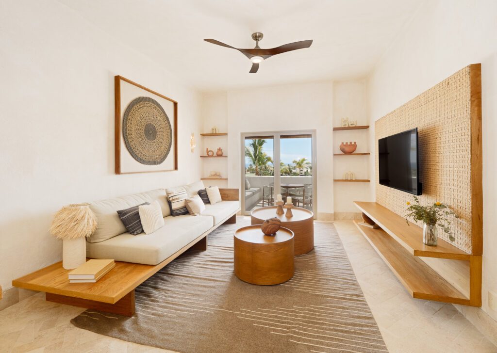 Sala Departamento de 2 recamaras En San Jose Del cabo